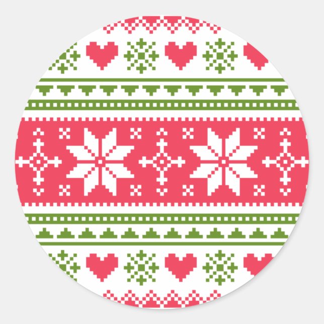 Adesivo Merry Christmas pattern 3 (Frente)