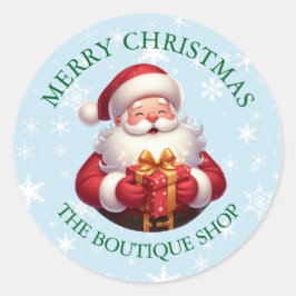 Adesivo Merry Christmas Santa Business Sticker