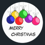 Adesivo Merry Christmas Sticker<br><div class="desc">Merry Christmas Sticker</div>