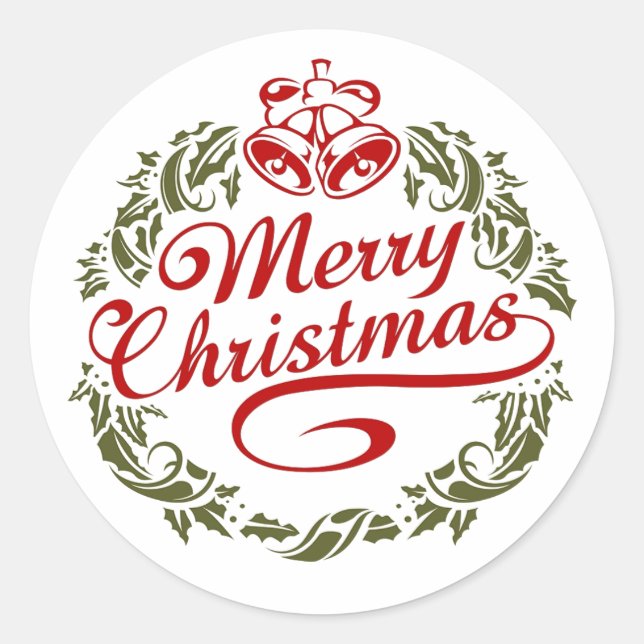 Adesivo Merry Christmas Sticker (Frente)
