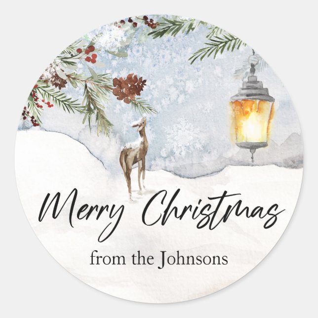 Adesivo Merry Christmas Sticker (Frente)