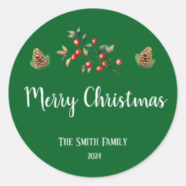 Adesivo Merry Christmas Sticker