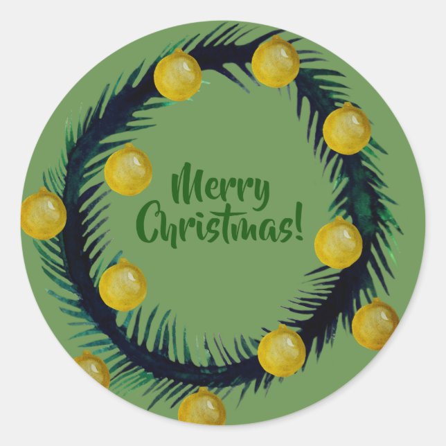 Adesivo Merry Christmas Sticker (Frente)