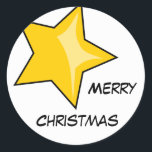 Adesivo Merry Christmas Sticker<br><div class="desc">Merry Christmas Sticker</div>