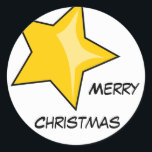 Adesivo Merry Christmas Sticker<br><div class="desc">Merry Christmas Sticker</div>