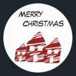 Adesivo Merry Christmas Sticker<br><div class="desc">Merry Christmas Sticker</div>