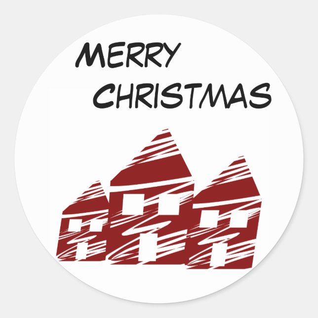 Adesivo Merry Christmas Sticker (Frente)