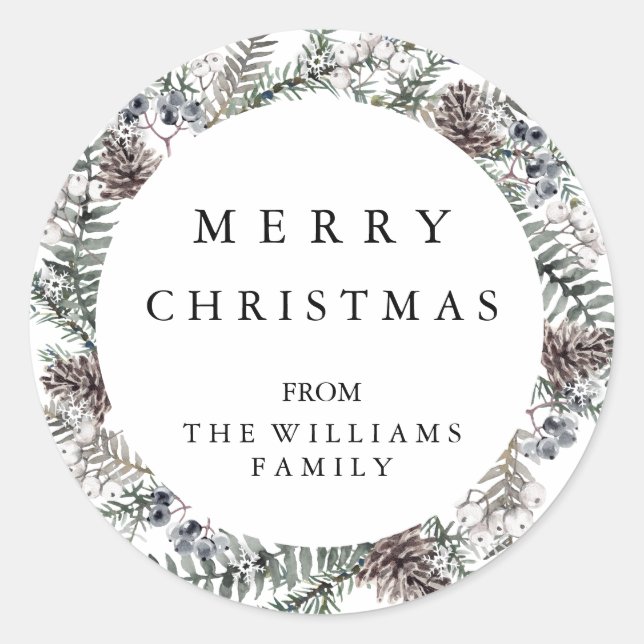 Adesivo Merry Christmas Sticker (Frente)