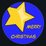 Adesivo Merry Christmas Sticker<br><div class="desc">Merry Christmas Sticker</div>