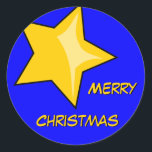 Adesivo Merry Christmas Sticker<br><div class="desc">Merry Christmas Sticker</div>