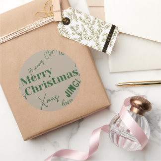 Adesivo Merry Christmas Sticker