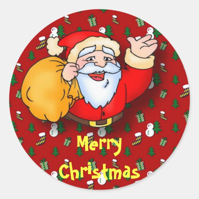 Adesivo Merry Christmas Sticker (Frente)
