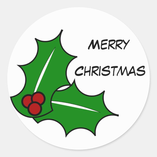 Adesivo Merry Christmas Sticker (Frente)