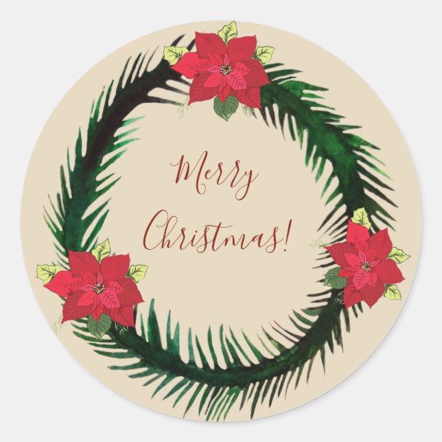 Adesivo Merry Christmas Sticker (Frente)
