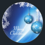 Adesivo Merry Christmas Sticker<br><div class="desc">Vestido com design de Natal. Este adesivo está pronto para personalização com seus detalhes. Todo texto pode ser modificado - altere o estilo,  as cores,  os tamanhos,  adicione ou remova os campos de texto para atender às suas necessidades. Se precisar de ajuda,  envie um e-mail para Kirsty em kirsty_pargeter@yahoo.co.uk</div>