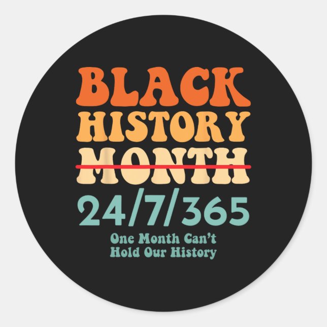 Adesivo Mês da História Negra (Frente)