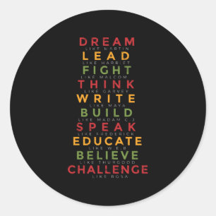 Adesivo Mês da história negra