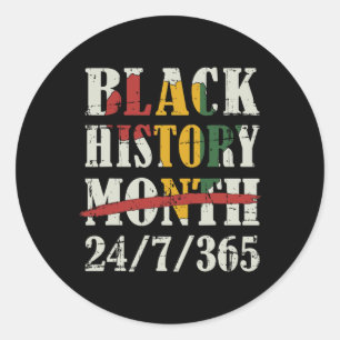 Adesivo Mês da História Negra 247365 Com Bandeira do Mapa