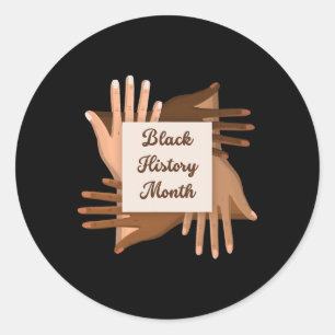 Adesivo Mês da História Negra Afro-Americano Para Homens