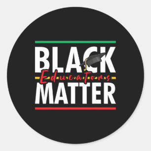 Adesivo Mês da História Negra Educadores Negros Problema P