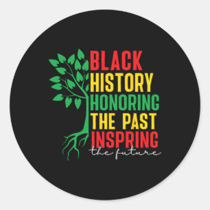 Adesivo Mês da História Negra Honrando o Passado Inspirand