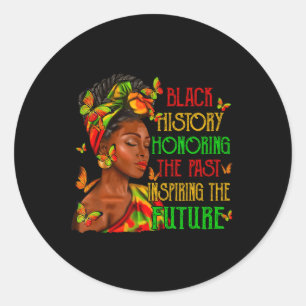 Adesivo Mês da História Negra Honrando o Passado Inspirand