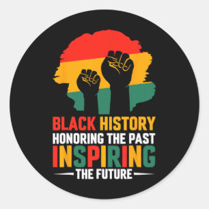 Adesivo Mês da História Negra Honrando o Passado Inspirand