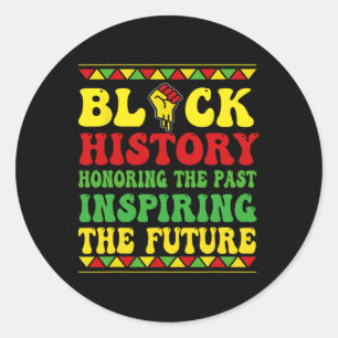 Adesivo Mês da História Negra Honrando o Passado Inspirand