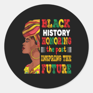 Adesivo Mês da História Negra Honrando o Passado Inspirand