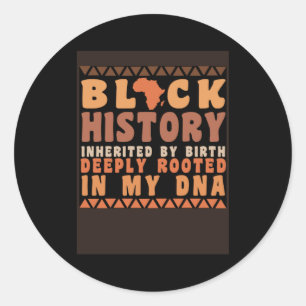 Adesivo Mês da História Negra Melanina Herdada Pelo Nascim