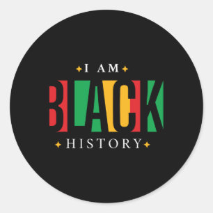 Adesivo Mês da História Negra Orgulho Afro-Americano Melan