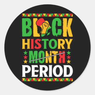 Adesivo Mês da História Negra Período Mulheres Afro-Americ