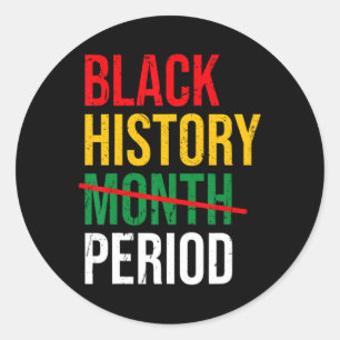 Adesivo Mês da História Negra Período Orgulho Bhm Homens A