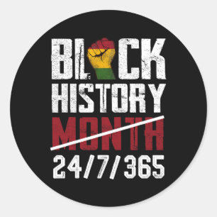 Adesivo Mês da História Negra Presentes 247365 Afro-Americ