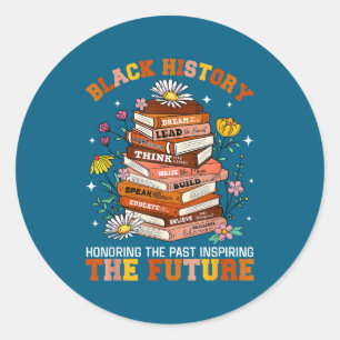 Adesivo Mês da história negra professor negro afro-america