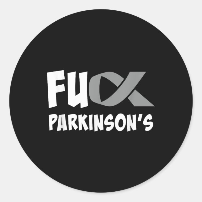 Adesivo Mês De Consciência Da Doença De Parkinsons (Frente)