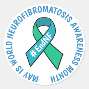 Adesivo Mês de Consciência da Neurofibromatose Mundial