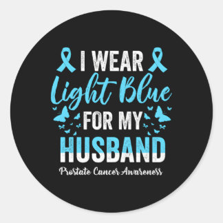 Adesivo Mês de consciência do Cancer da próstata Vista Azu
