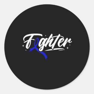 Adesivo Mês de Sensibilização do Friso Azul de Combate ao 