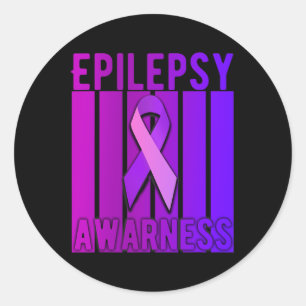 Adesivo Mês de Sensibilização para a Epilepsia Em novembro