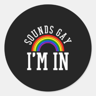 Adesivo Mês do Orgulho Gay Soa Arco-íris Gay Engraçado Cit