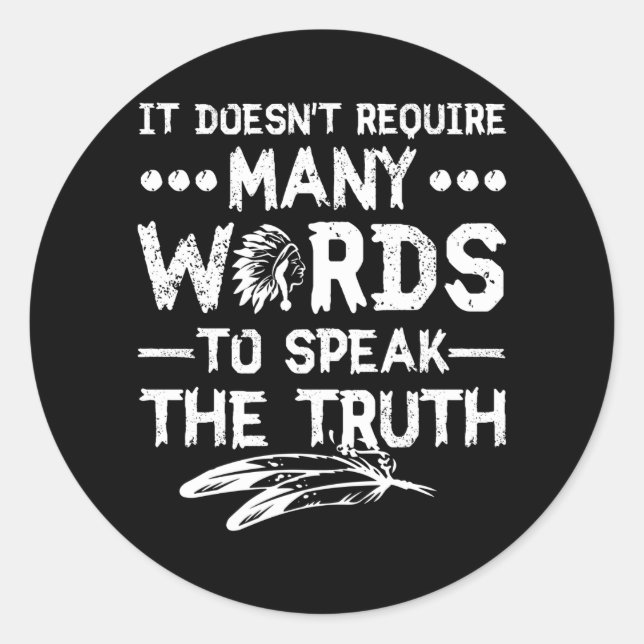 Adesivo Mês do Patrimônio Nativo Americano (Frente)