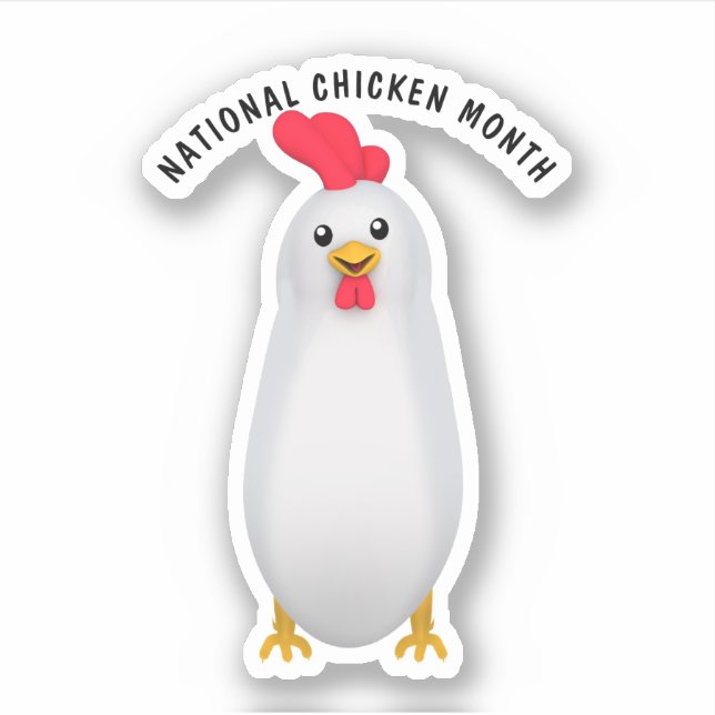 Adesivo Mês Nacional do Frango (Frente)