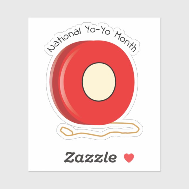 Adesivo Mês Nacional Yo-Yo (Folha)