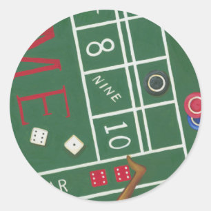 Adesivo Mesa de casino com calça e dispositivo