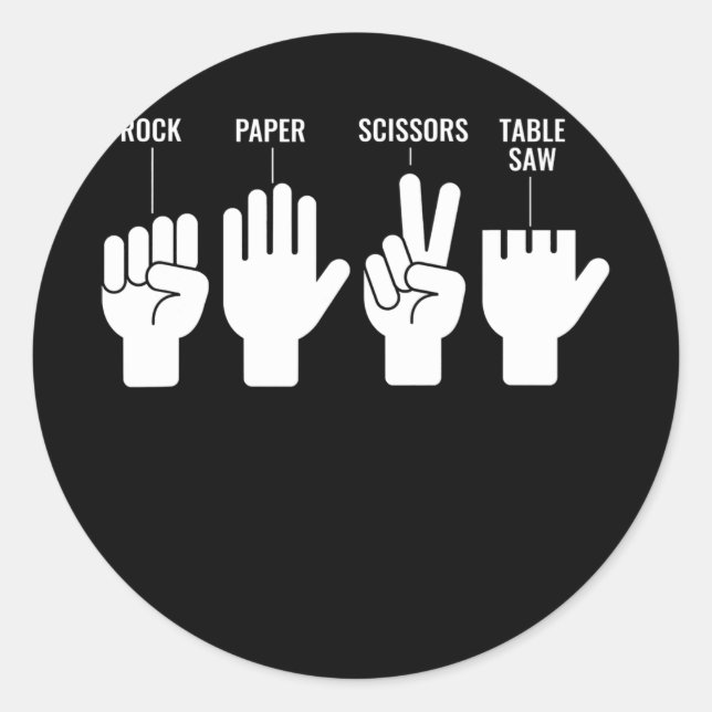 Adesivo Mesa Engraçada Piada do Woodworker Não Pai (Frente)