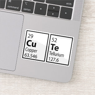 Adesivo MESA Periódica CUTE