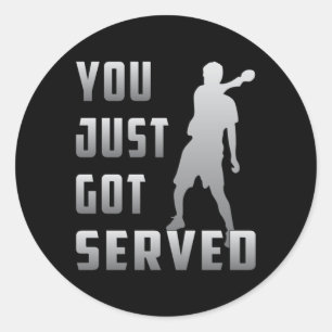 Adesivo Mesa Ping Pong Paddle Player Engraçado Presente