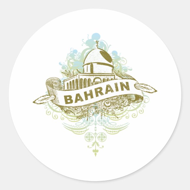Adesivo mesquita Bahrain (Frente)