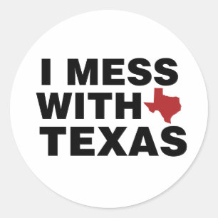 Adesivo Mess com Texas